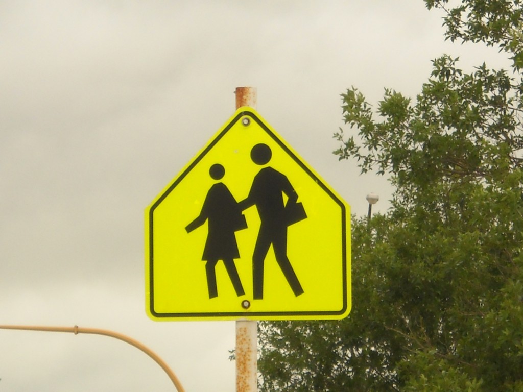 School Crossing Sign Weyburn Police Service